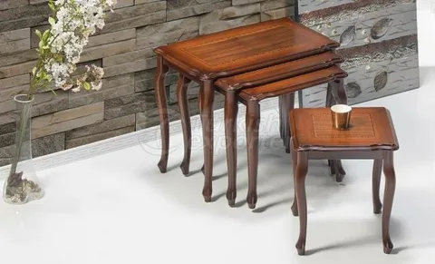 میز عسلی چوبی ساده و شیک با سطح مقاوم در برابر خط و خش